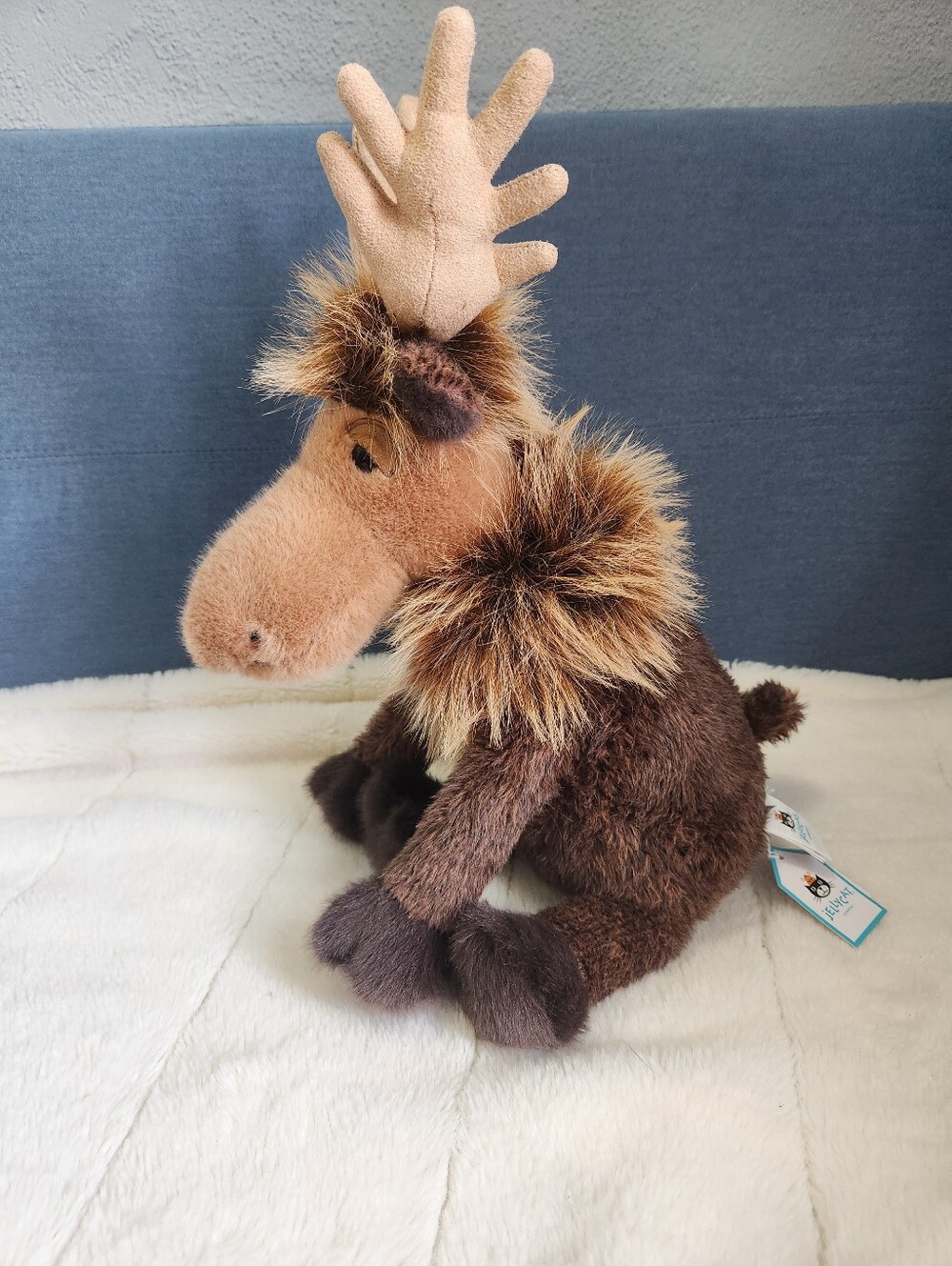 NWT Jellycat Birchly Moose - Indigo/Chapters Exclusive *Authentic*